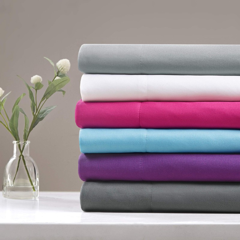Intelligent Design Microfiber Sheet Set with Side Storage Pockets