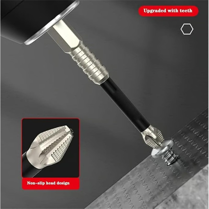 DEJIN High Magnetic Screwdriver Drill Bit Set, Strong Durability Anti-Slip