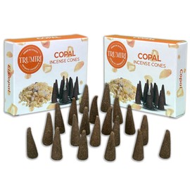 Copal Incense Cones - Total 20 Cone Incense - Dual Pack of 10 Insence Cones - Incense Cones Scented - Cone Incense Scents - Insense Cones - Incent Cone