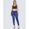 sissycos Women's 4th of July American Falg Crossover Leggings High