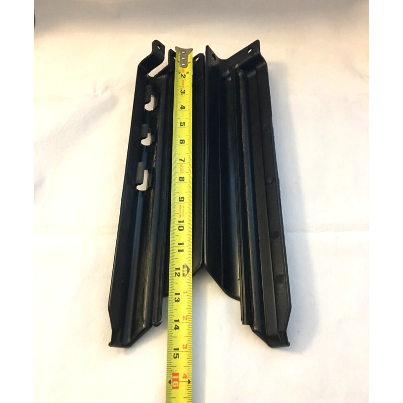 Unbranded Black Front Fork Guards & Brackets For Kawasaki Dirt