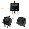 Red Led Hazard Warning Rocker Switch with 3 PIN Adjustable