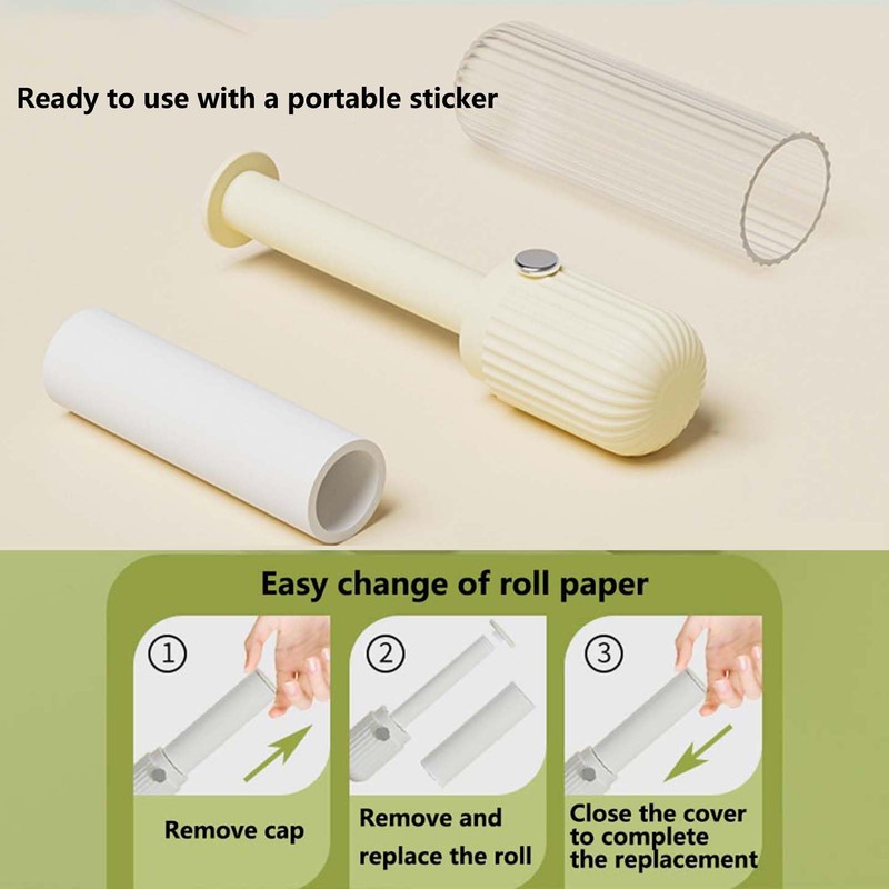 WISIRENT Pack of 6 Lint Roller Refill Pack, Mini Lint