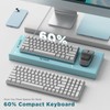 RK ROYAL KLUDGE 60% Mechanical Keyboard RK61 CNC, Wired Gaming