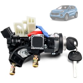 81900-D9G00 Ignition Lock Switch Set Assembly with 2 Keys Compatible with Kia Sportage 2017-2022 Ignition Lock Housing Case & Cylinder Start Barrel Replace# 81900D9G00 81905-D9760