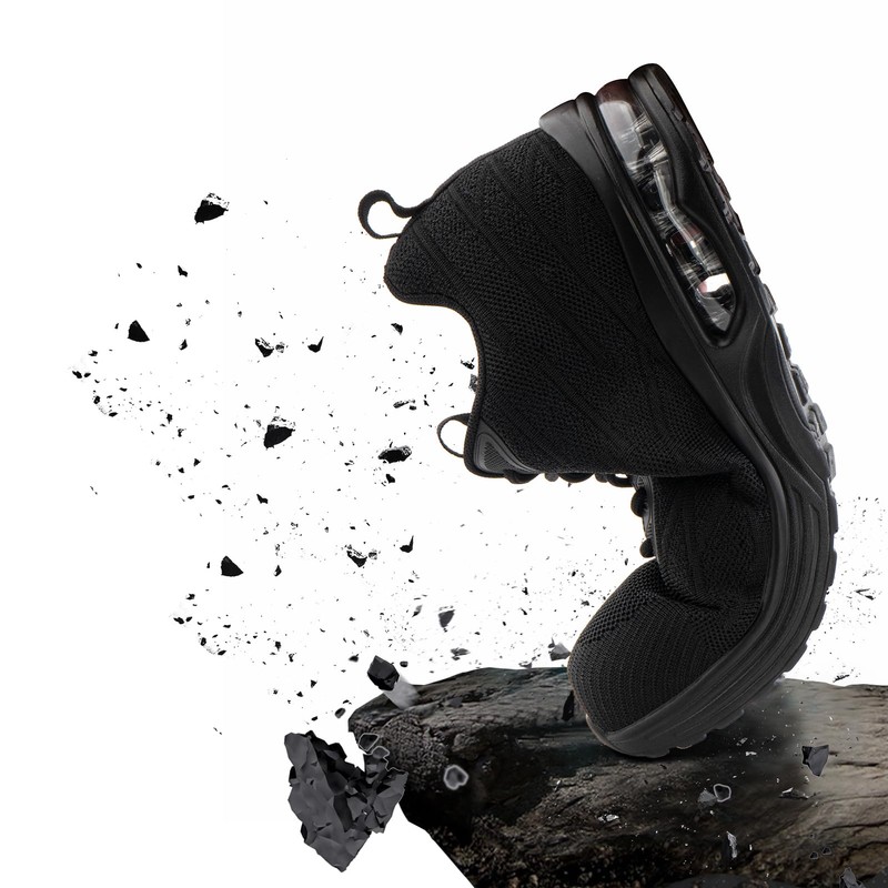 Safety Shoes Men's Steel Toe Cap Shoes Women's Work Trainers