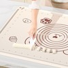 Pastry Mat Prevent Slip Odorless Thickened Silicone Dough Rolling Mat
