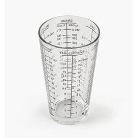 PINIKAL Big Shot Mix n Measure Graduated Pint Glass 16oz