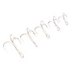 120PCS Treble Fishhooks Set High Carbon Steel High Strength Treble