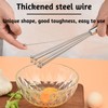 2 Pieces Hand Whisk, Stainless Steel Ball Whisk Large and