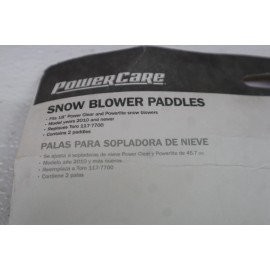Power Care Snow Blower Replacement Paddles (2) for 18 in. Toro Power Clear , Replaces OEM n