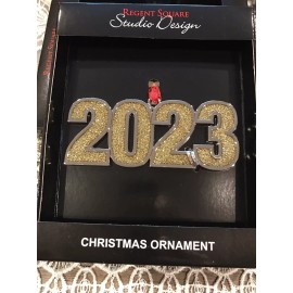 STUDIO Design 2023  Gold Christmas xmas Tree ornament new