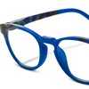 Peepers by PeeperSpecs Men's Chester Round Reading Glasses, Cobalt Tortoise,