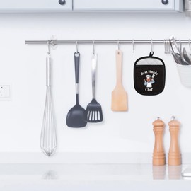 CMNIM Chefs Kitchen Baking Gloves Baker for TV Show Fans Cooking BBQ Hurdy Gurdy Chef- Vert Der Ferk Chef Oven Mitt