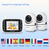 HelloBaby Video Baby Monitor with 2 Cameras and Audio. Baby