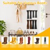 Plowatxi 8 Pair Boot Rack Wall Mount for Entryway Garage
