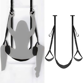 Altalena sospesa in nylon, super portante, perfetta per il gioco in camera da letto