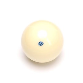 Yoqanr Premium Cue Ball with Blue Logo, International Standard Size and Weight - 2-1/4" & 6 OZ, Phenolic Resin Material American Billiards Balls, Every cue Ball is Tested