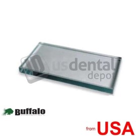 BUFFALO - Polished Glass Mixing Slab single #4 - 4inx6inx0.25in  - #78530 424485