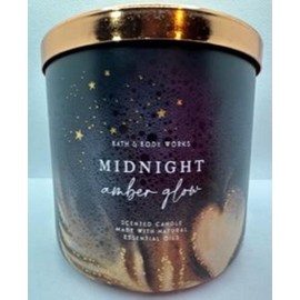 Midnight Amber Glow 3 Wick 14.5 Ounce Scented Candle