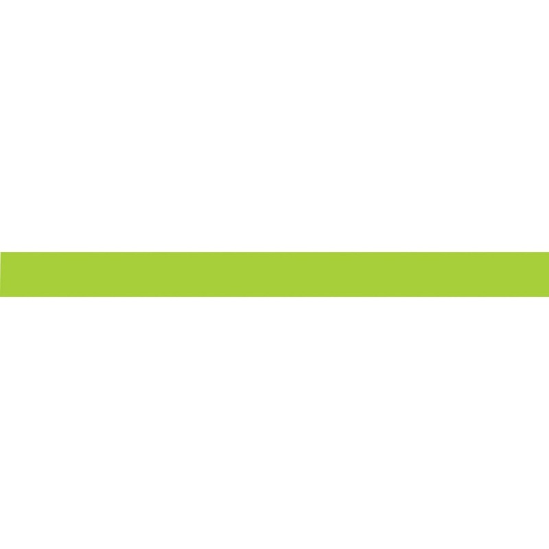 Ashley 3/4-inch x 12-inch Magnetic Magi-Strips, Lime Green, 12/Pack (ASH11019)