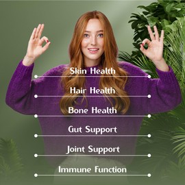 VERDEVITALIS Bovine Collagen Capsules for Men and Women– Type I & III for Hair, Skin, Nails, Joints – Non-GMO, Made in USA – 100 Capsules