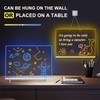 Acrylic Led Drawing Board with 10 Light Modes, Magic Message