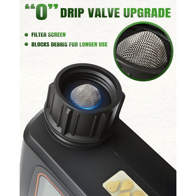 Breeze Touch 120FT Drip Irrigation System with Timer, Automatic Irrigation