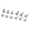 12Pcs Universal Hot Air Gun Nozzle Stainless Steel Standard Size