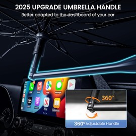 [2025 Upgrade] Rilsen Windshield Sun Shade Umbrella for 2014-2018 Subaru Forester Front Car Window Shades Double Thickened Foldable Sunshades Keep Cool and Protect Interior