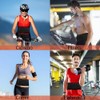 WADY Cangurera para Correr para Hombre y Mujer, Transpirable, Cangurera