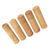5pcs 12cm Length Travel Bamboo Tea Canister Tea Storage Container
