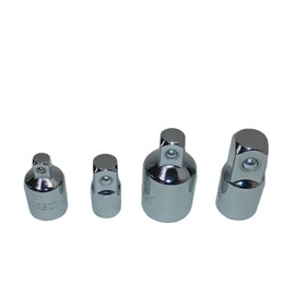 4 Piece Socket Adapter Set 1/4" 3/8" 1/2" Size Adapters Triple Plated Chrome Vanadium Steel. JL Missouri Parts & Misc.