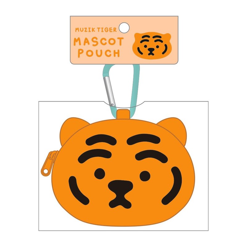 T'S Factory MT-5541888TO Plush Zipper Mascot with Carabiner Muzik Tiger