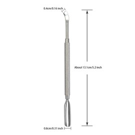 Cuticle Pusher Cuticle Trimmer Dead Skin Remover Nail Polish Remover Tool for Fingernail and Toenails