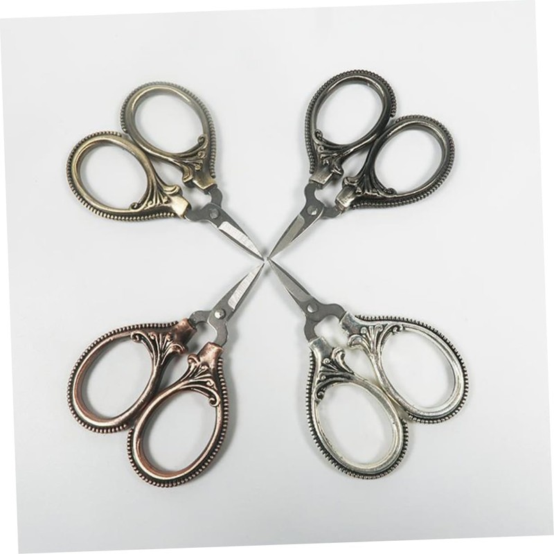 COHEALI Quality Embroidery Scissors Metal Trimmer Thread Trimming Tool Mini