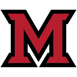Miami Of Ohio Redhawks Logo - Die Cut Laminated Vinyl Sticker/Decal - 4"