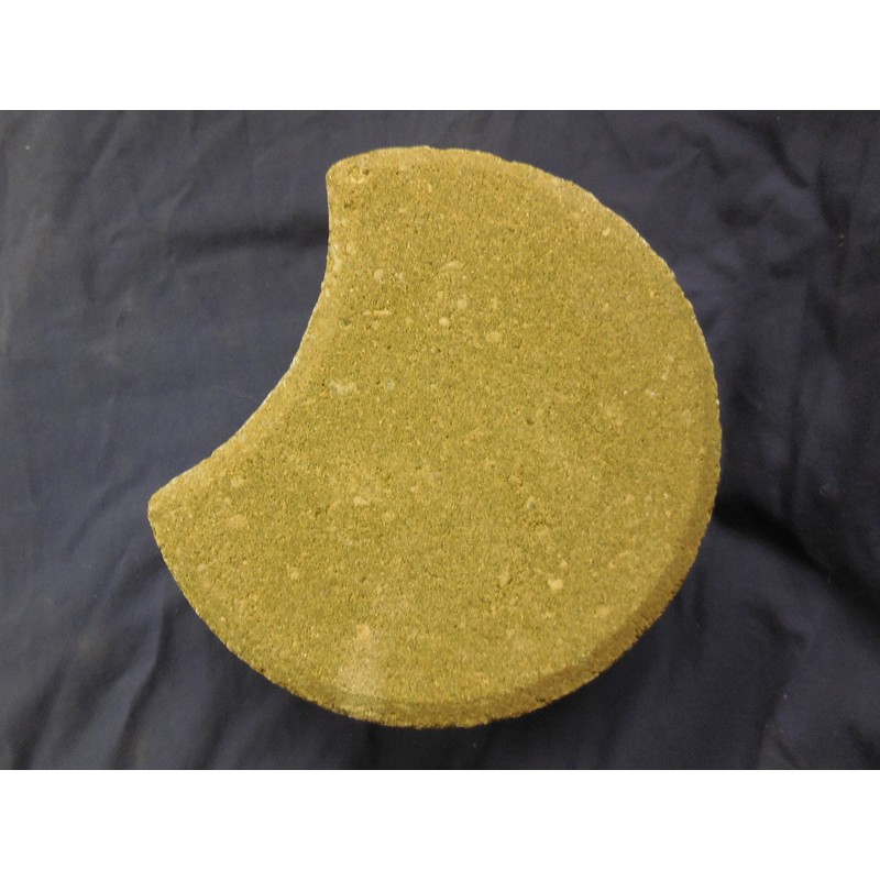 Crescent Patio Brick Plastic Craft Mold use with Concrete or