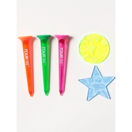 Beams Golf S/S TEE Neon Color Tee & Marker Set, Set
