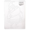 Vaessen Creative Embossing Folder Santa Claus 5.75 x 4.21 inches