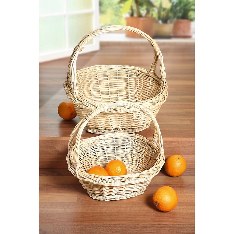 FRANK FLECHTWAREN Small Braid Edge Ironing Basket