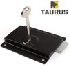 TIMCO Press Lock - Black - 5" - Surface Mounted