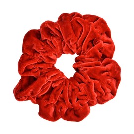 Motique Accessories Motique Accessories Red Jumbo Velvet Scrunchie