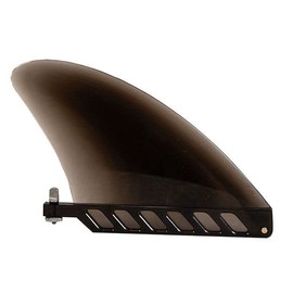 Riding not Hiding 4.6 inch River Fin For Paddleboard - Grey Flexible Plastic For Paddleing in Shallow Water