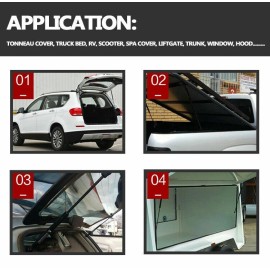 BOXI Qty2 Universal 4040 Lift Supports Gas Spring Shocks Struts Cylinders Force 40lbs