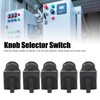 25Pcs Knob Selector Switch Self Locking 3 Speed with Light