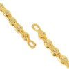 Dilwe Bicycle Chain 11 Speed Gold Hollow Bicycle Chain Gear