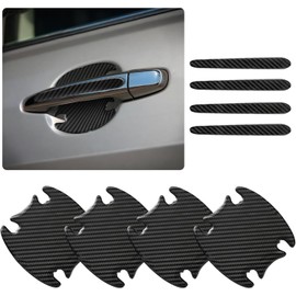 8 piezas de protector de manija de puerta de coche con palabra deportiva, elegante protector de manija de puerta de coche de PVC para evitar arañazos, protectores universales de manijas de coches para