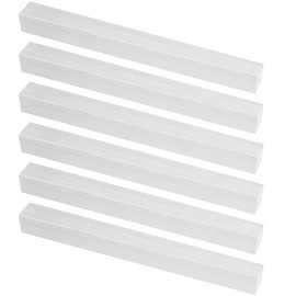 MUKCHAP 6 Pcs Aluminum Bar, 12 x 1 x 1 Inch Square Aluminum Plate, Solid 6061 Aluminum Block