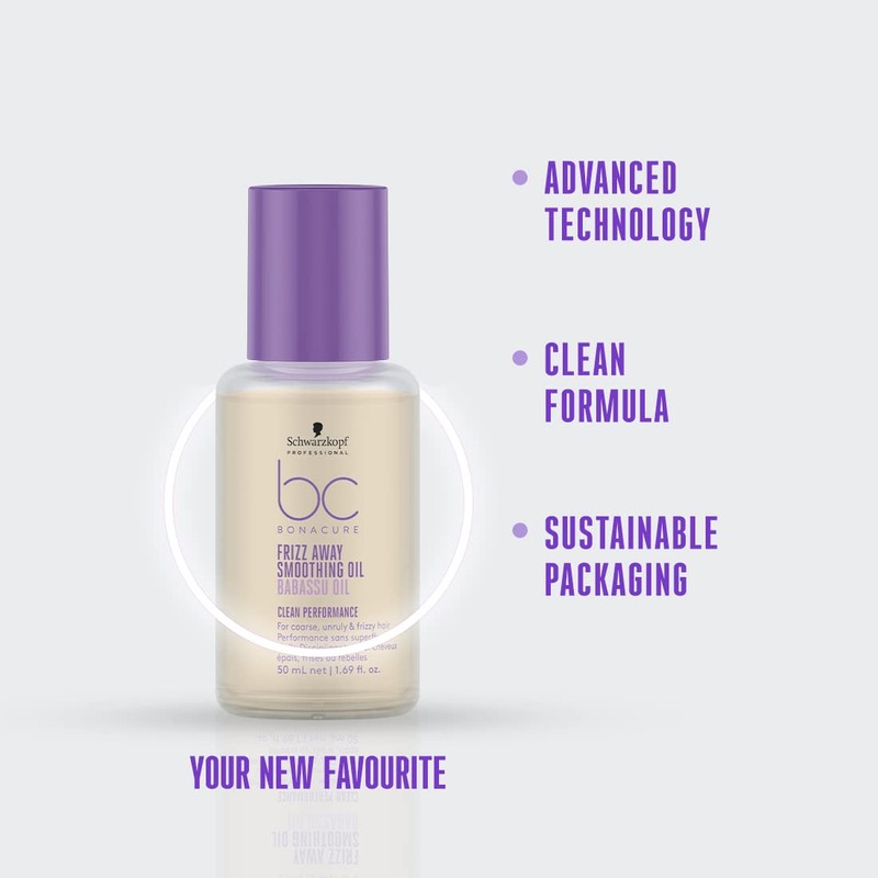 Schwarzkopf Professional BC Bonacure Frizz Away Smoothing Oil 50ml, Pack